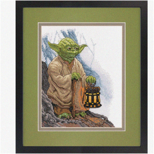 Yoda's Galactic Stitch Kit 14 Count Cross Stitch on White Aida