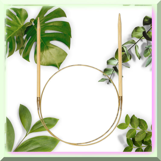 EcoBlend Bamboo Circular Knitting Needles 100cm 5mm