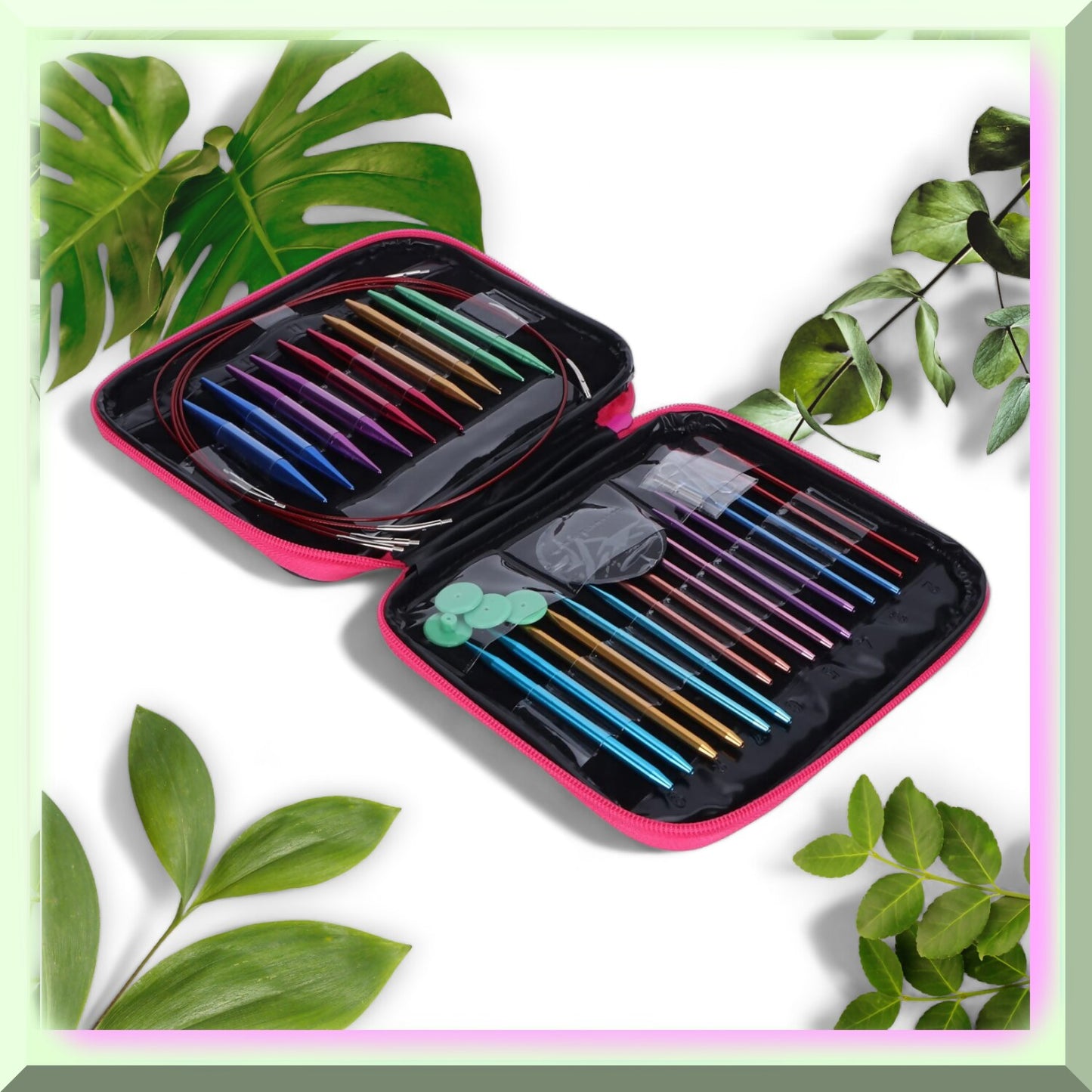 AluCraft 26-in-1 Circular Knitting Needle Set