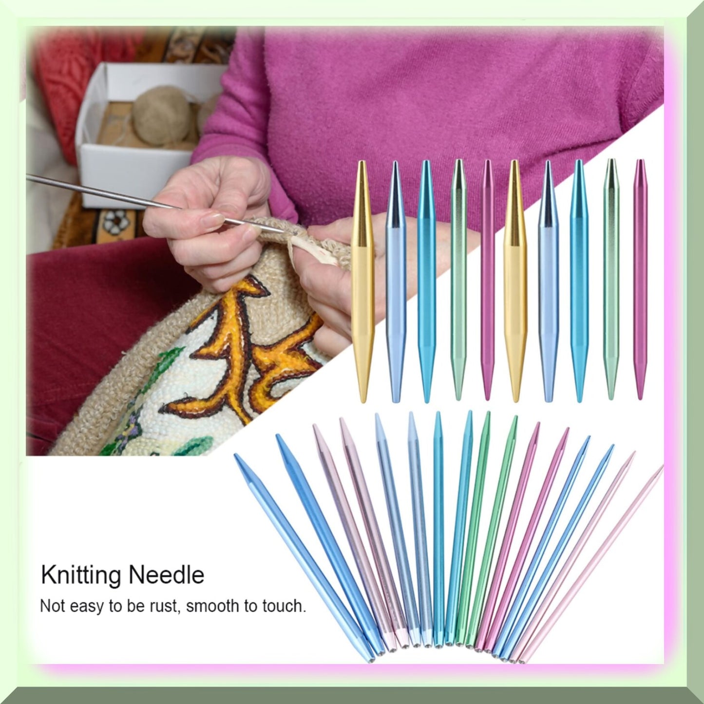 AluCraft 26-in-1 Circular Knitting Needle Set