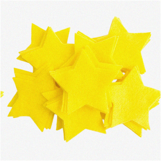 12 Felt Star Set Compatible with 5 Inch Yellow