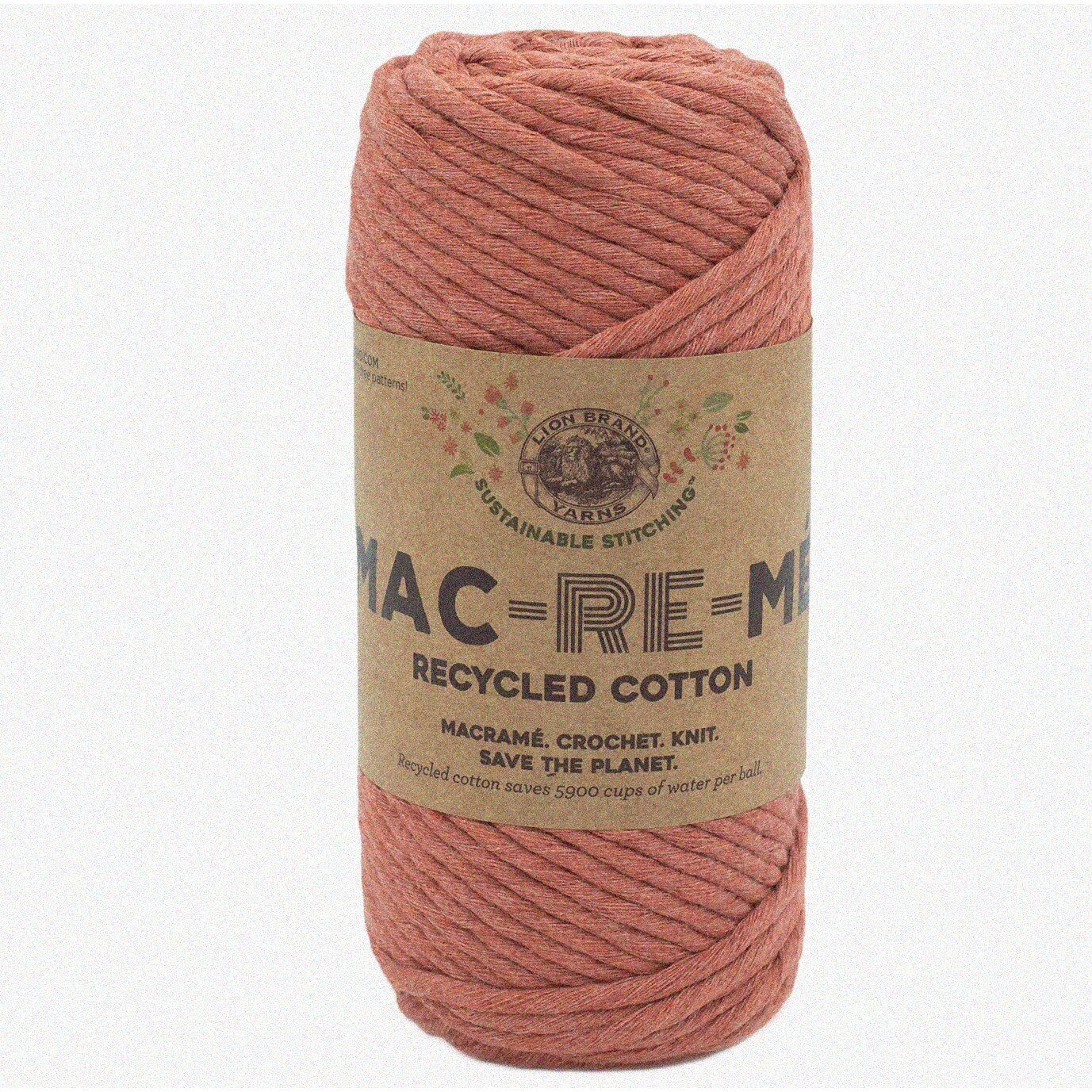 CinnaMac Revive Recycled Cotton Macramé Yarn 6oz