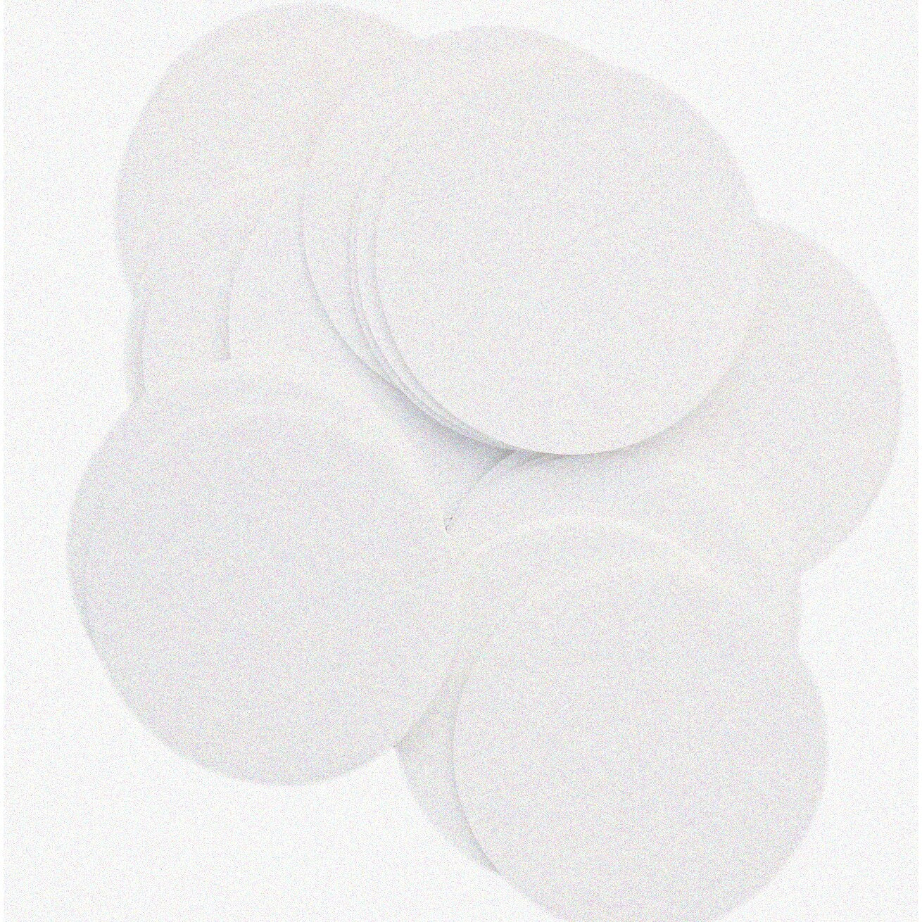 3" Ivory Felt Circles 30pc Pack