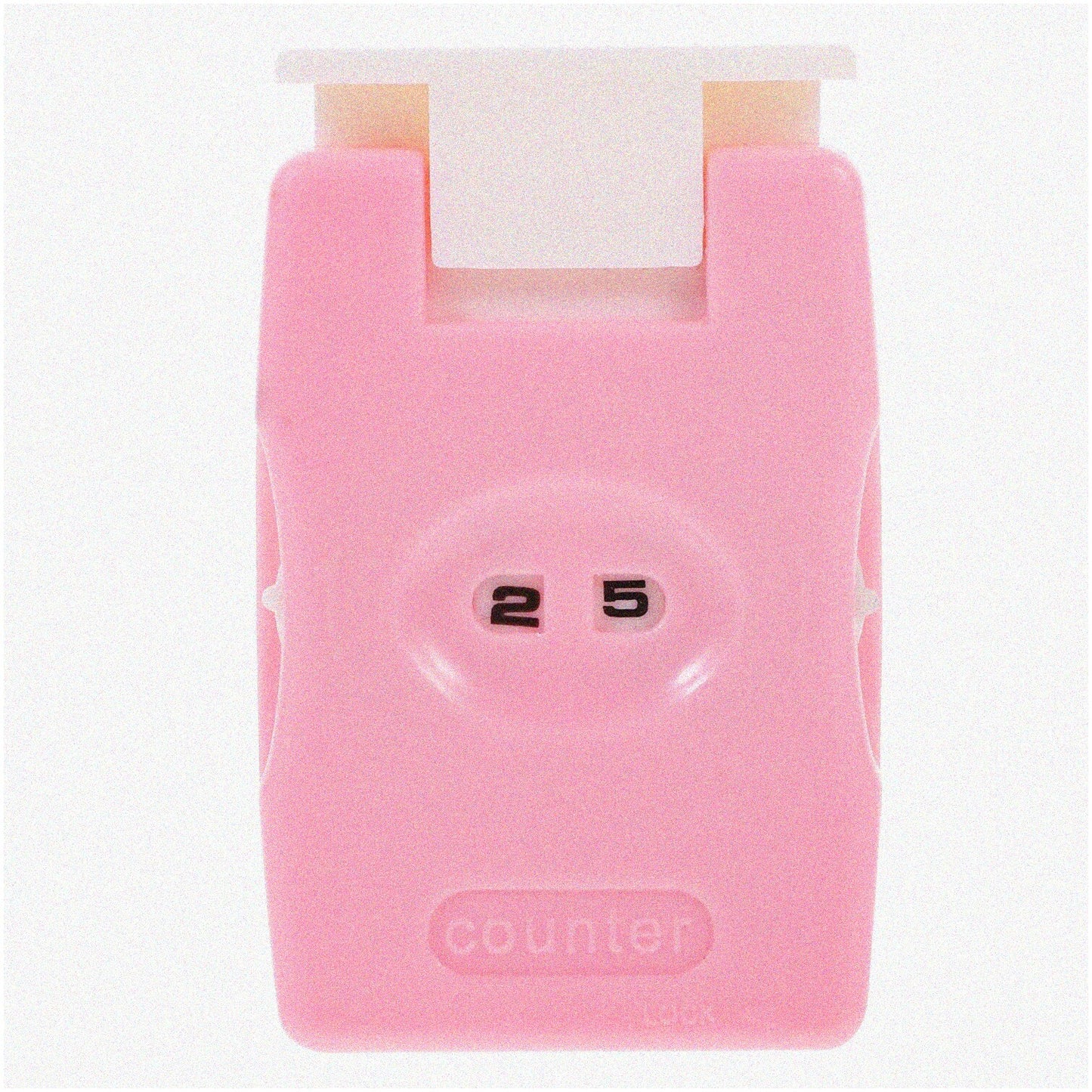 Pink Stitch Counter for Knitting and Crochet, 7x4.3 cm