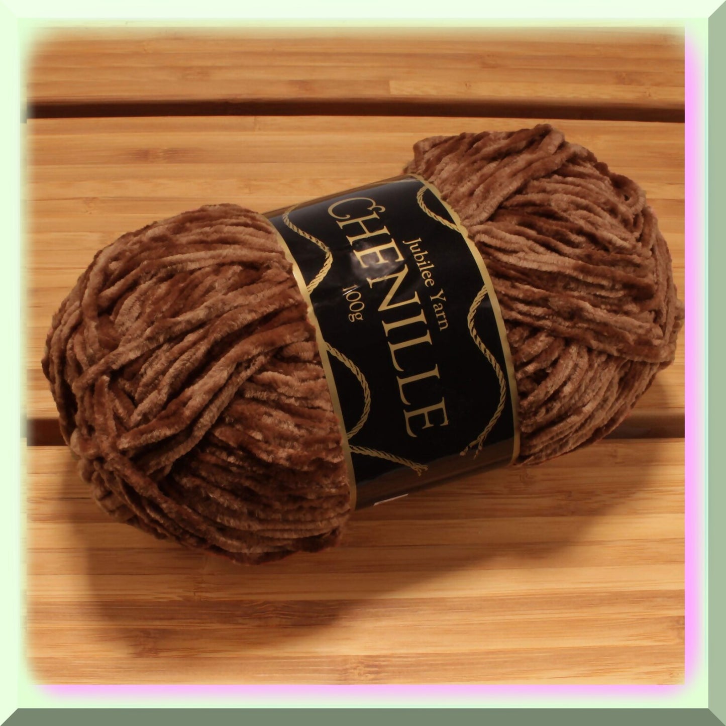 Caffeine Cozy Chenille Yarn 2 Skeins 100g Coffee Bean