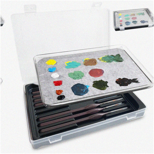 MiniMaster Wet Palette with Brush Holder and Storage