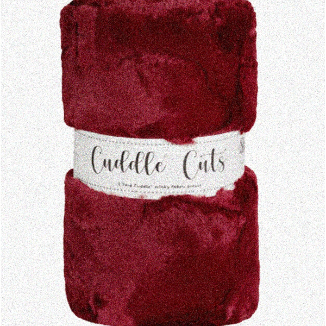 Merlot Luxe Cuddle Fabric 2Yd-Hide Plush Soft