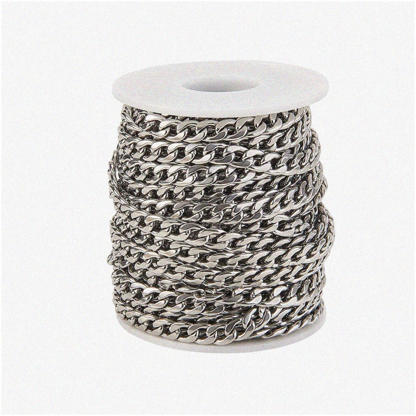 HypoSteel TwistCurb Chain 33FT Stainless Steel Jewelry Making