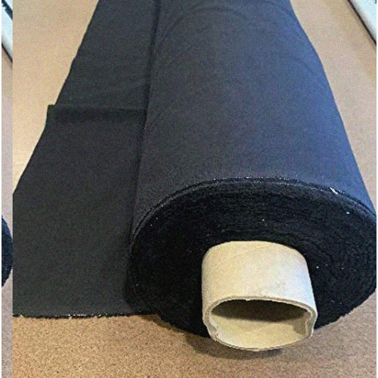 Black Cotton Muslin Fabric 60in Wide 1 Yard