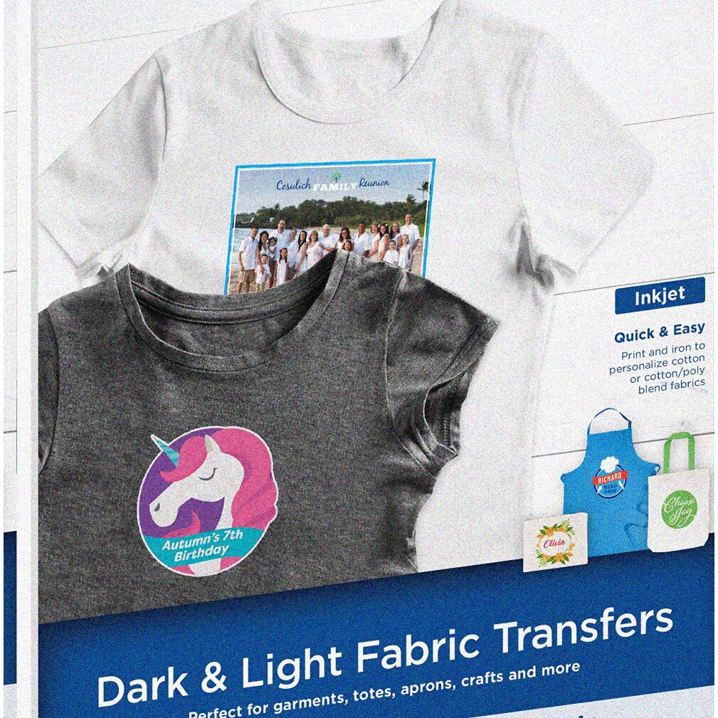 ShadeShift Fabric Transfers Dark & Light Variety Pack