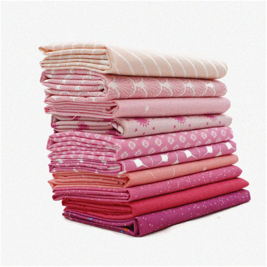 Pink Patchwork Paradise 10-Piece Fat Quarter Bundle