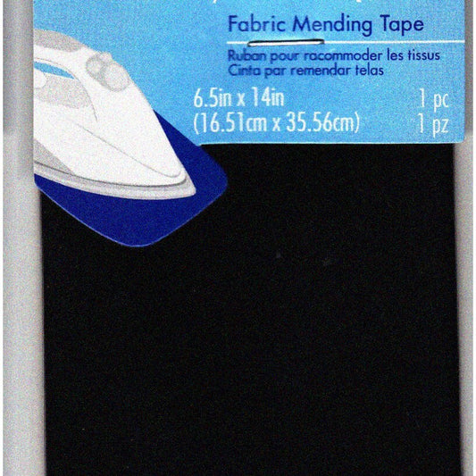 Black Fabric Repair Tape 6.5" x 14"