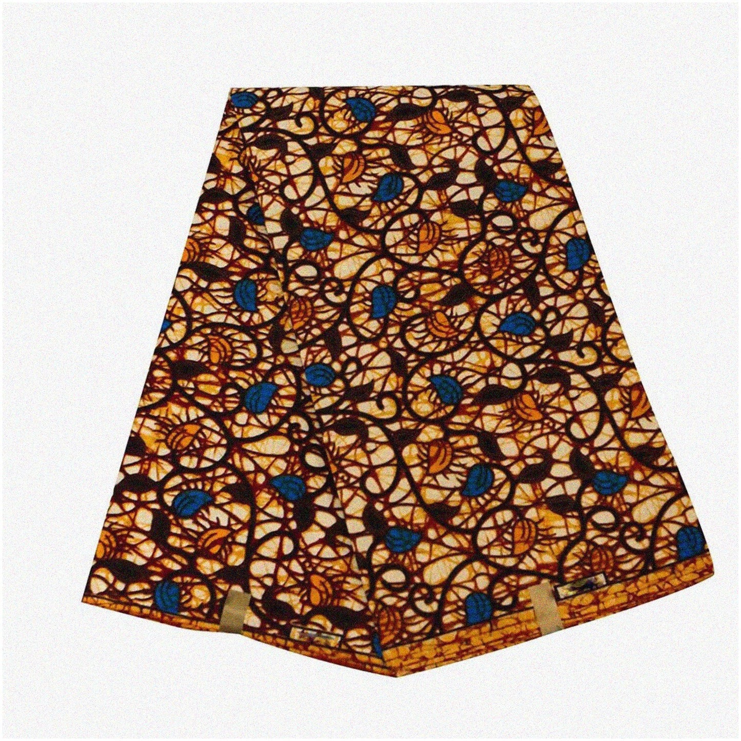 African Ankara Print Fabric 6 Yards Polyester