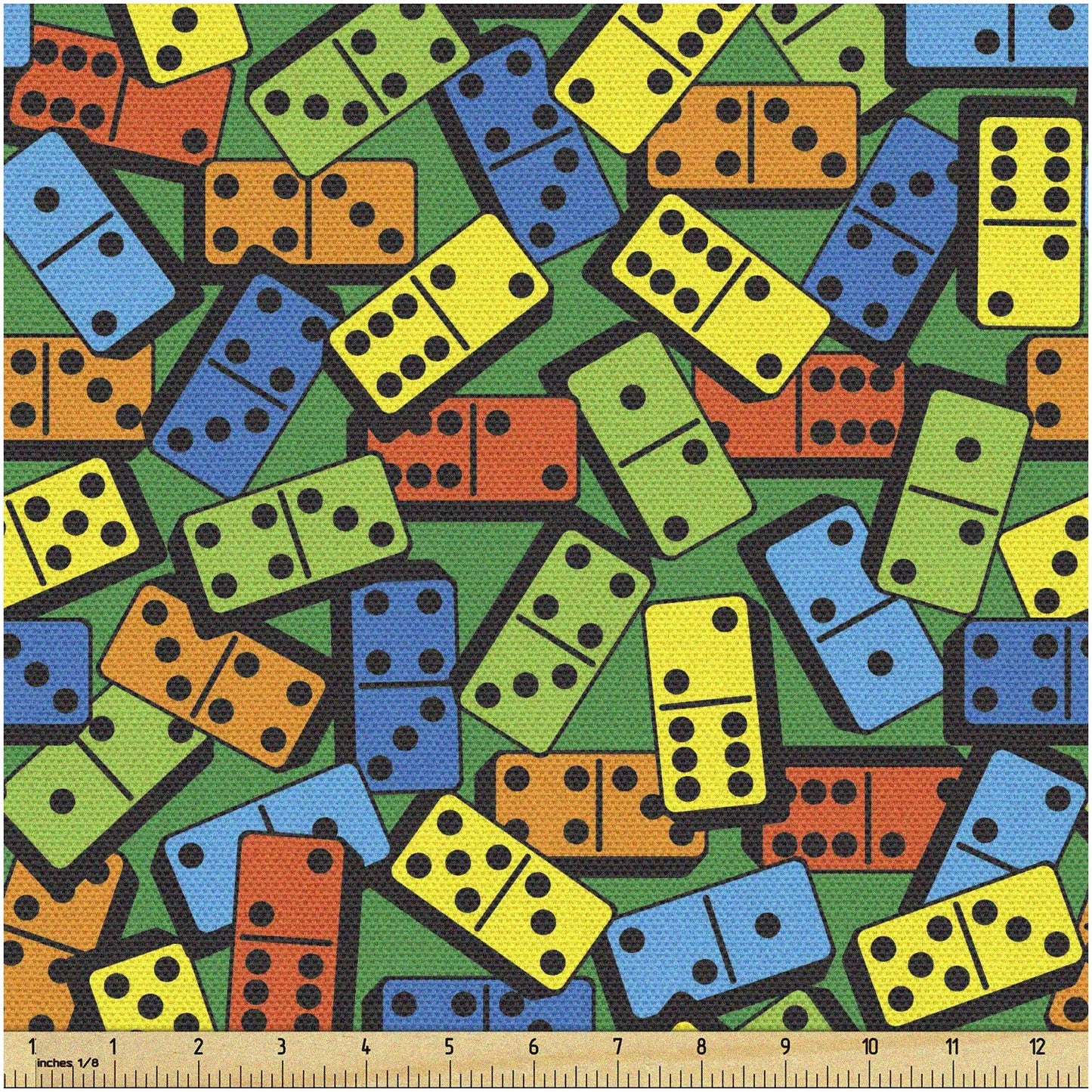 Domino Royale Casino Fabric 36x58 Inches 3 Yards