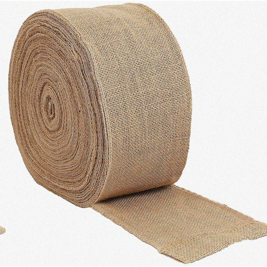 EcoJute Burlap Fabric Roll 4-Inch Wide 100 Yards