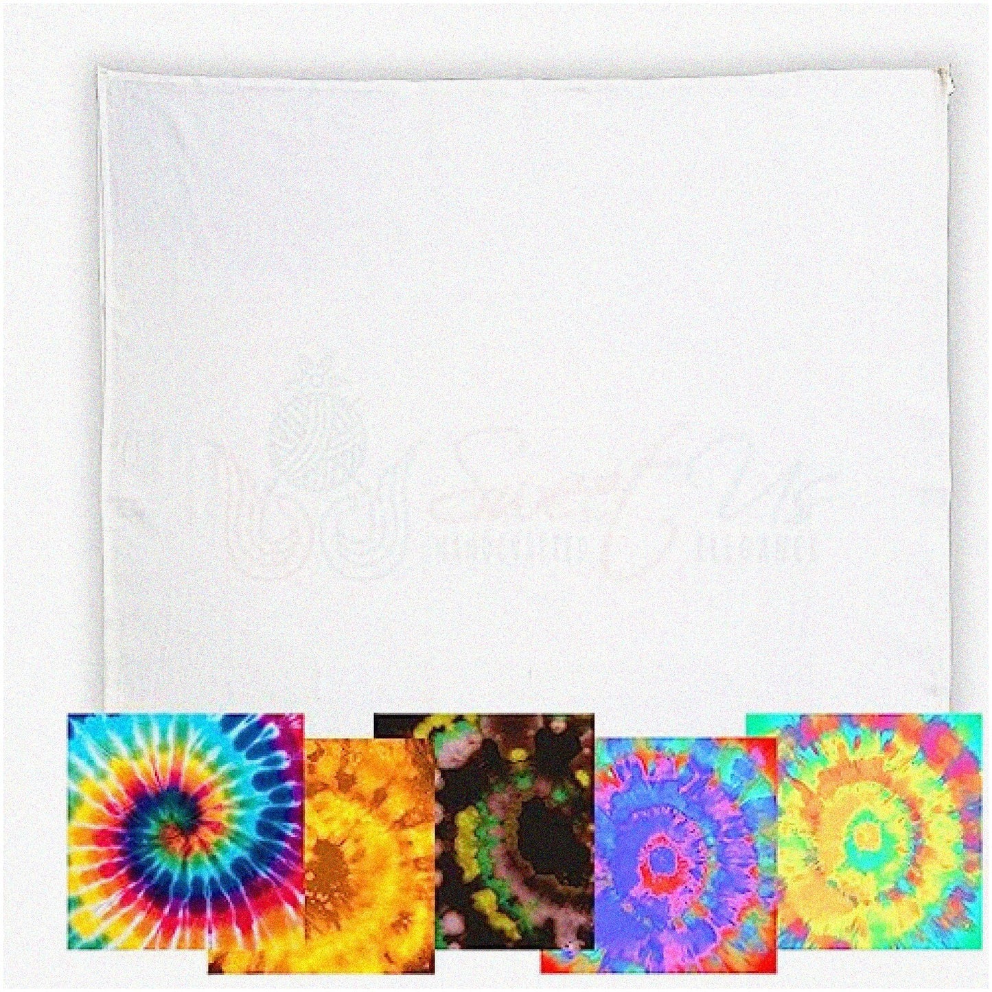 White Cotton Fabric Tapestry for Art Projects, 50 inches