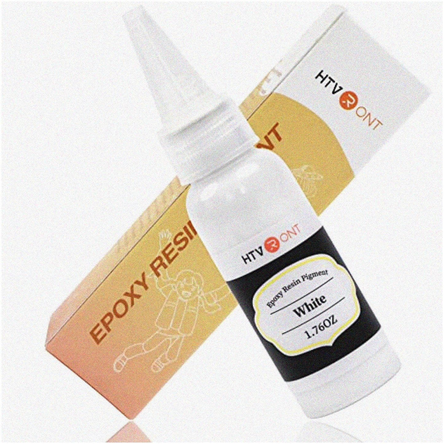 White Resin Pigment Paste 1.76oz/50ml for Water Effects