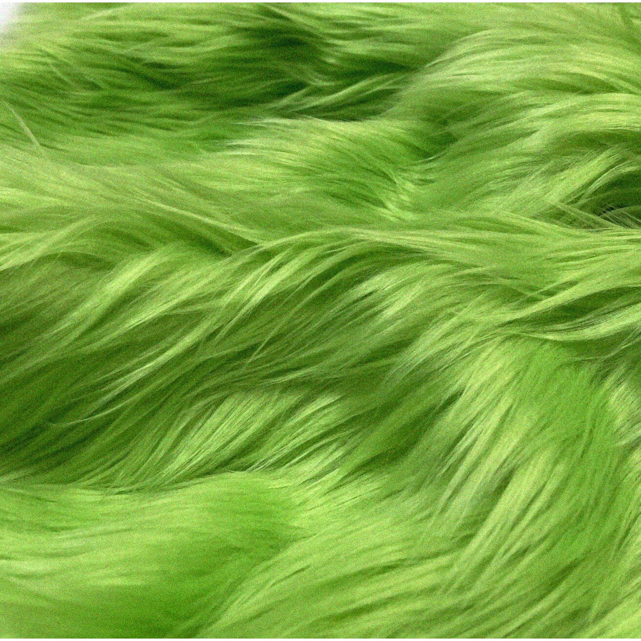 FluffLime DIY Square Shaggy Fabric 10" x 10"