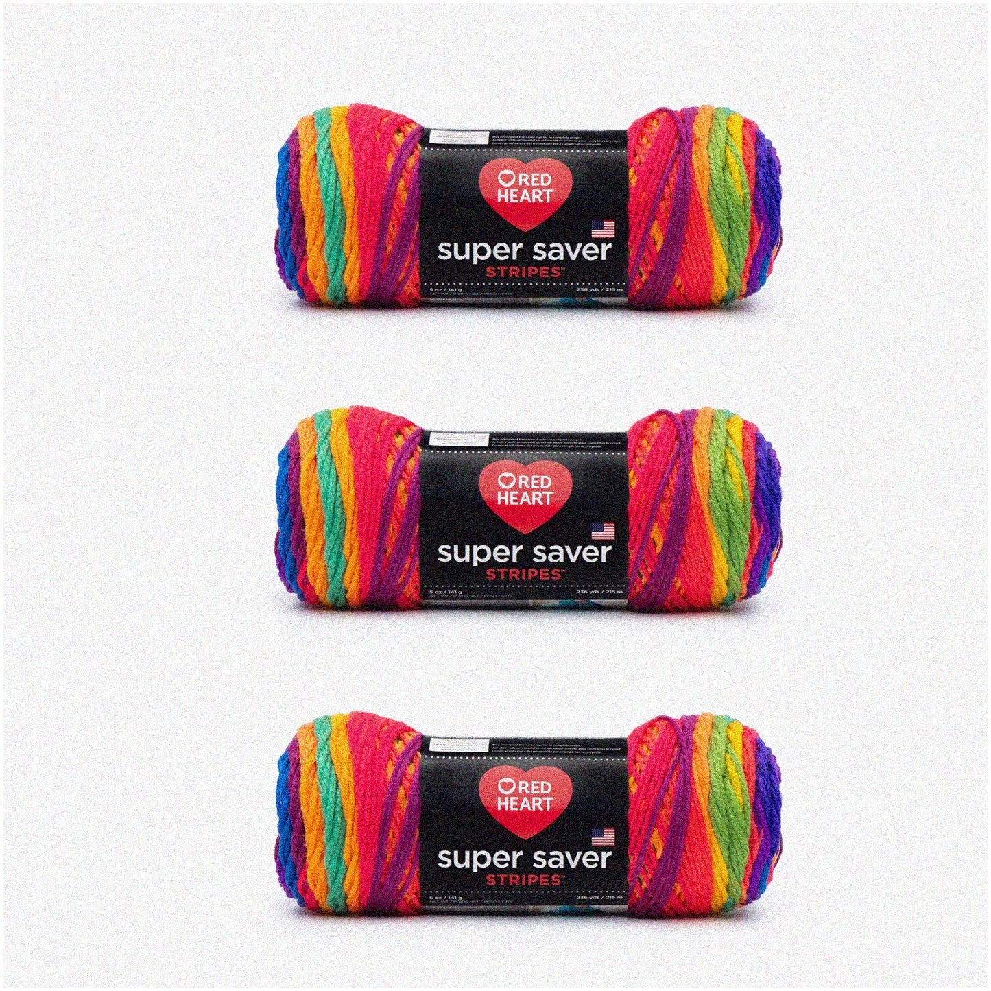 Stripe Saver Yarn Trio 3 Pack of Stripe Colors