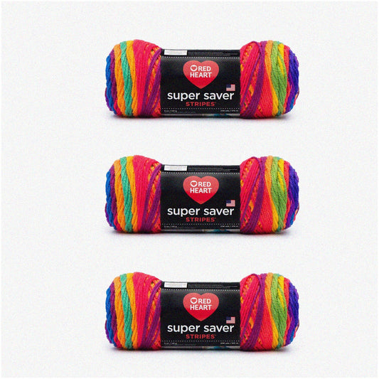 Stripe Saver Yarn Trio 3 Pack of Stripe Colors