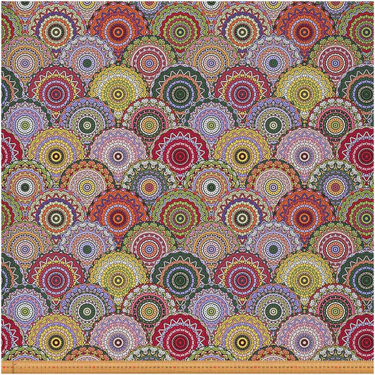 Boho Blooms Upholstery Fabric 5 Yards Colorful Floral