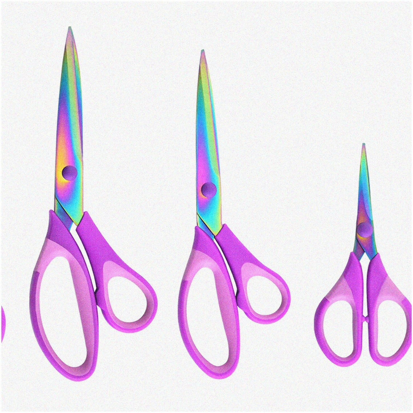 TitanCut 3-in-1 Scissors Set, 3 Sizes, Stainless Steel