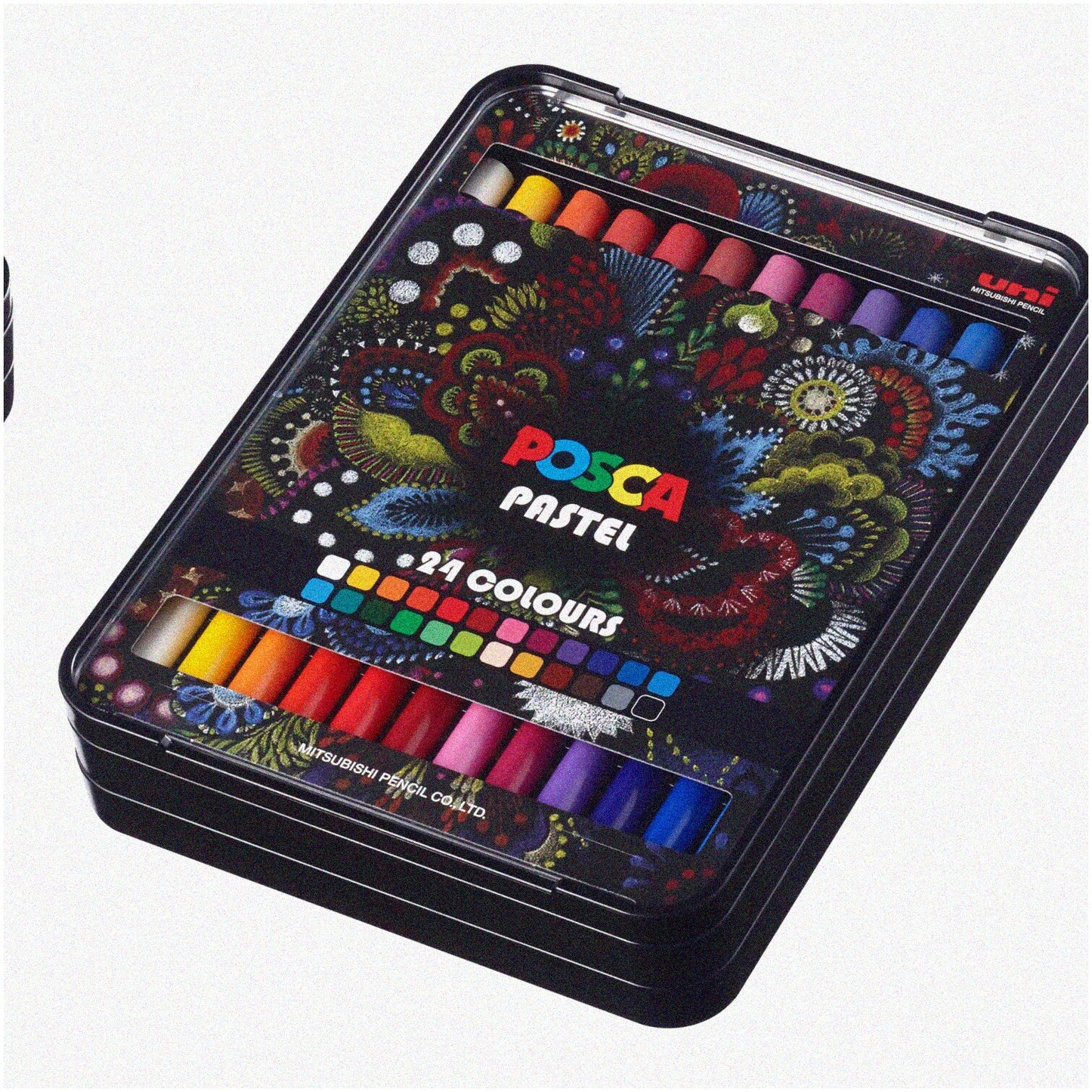 24-Piece Pastel Wax Set for Art, Multicolor