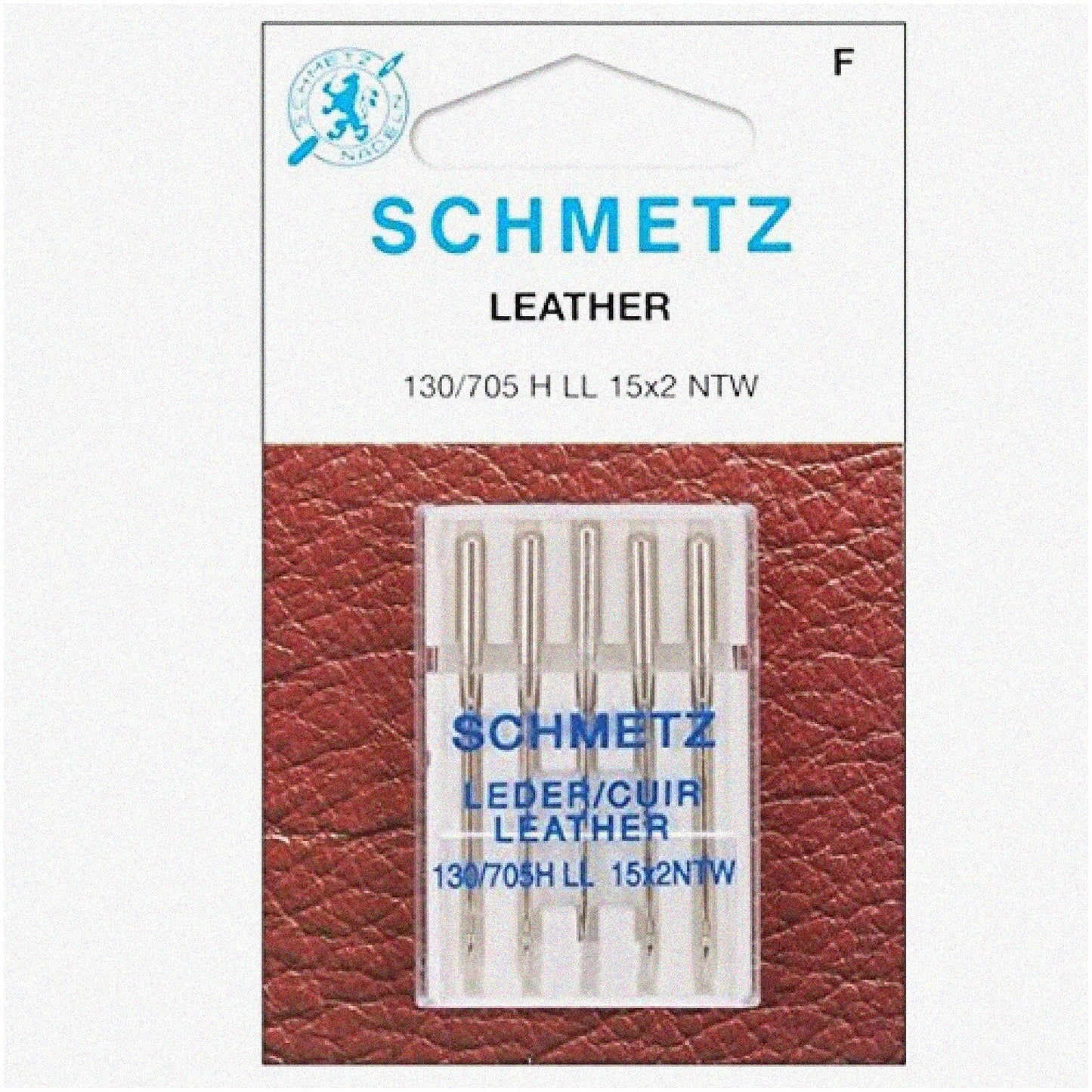 Leather Sewing Needles 16/100, 5-Pack, Heavy-Duty