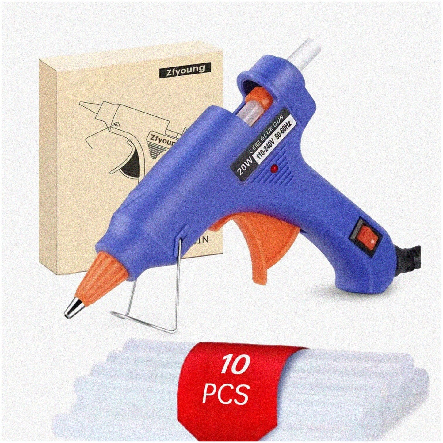 BlueArt Mini Hot Gun Set 20w with 10 Sticks