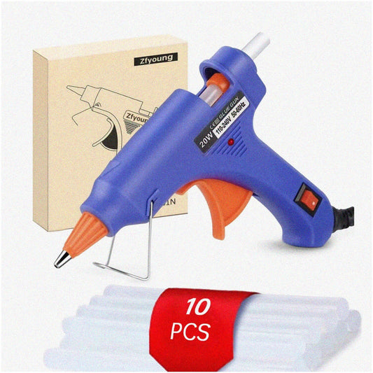 BlueArt Mini Hot Gun Set 20w with 10 Sticks