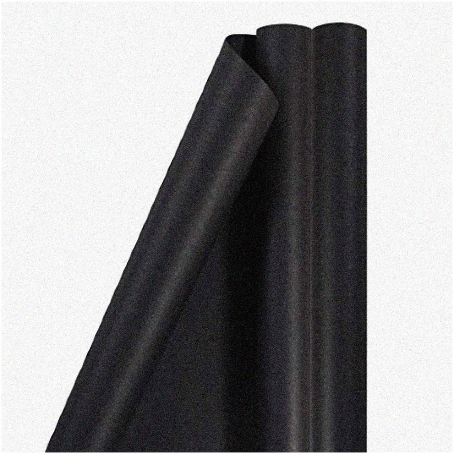 Elegant Ebony Matte Gift Wrap 50 Sq Ft 2 Rolls