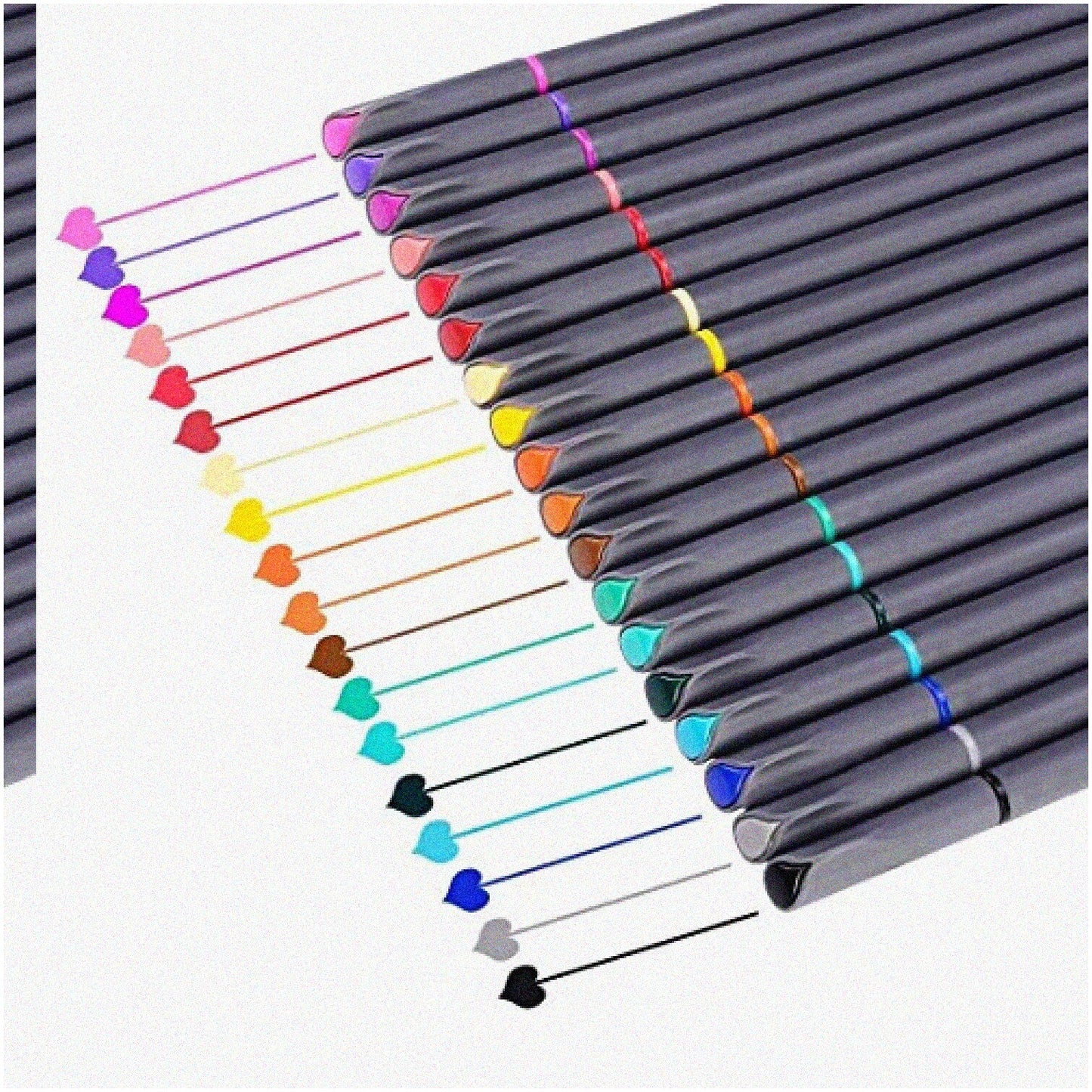 18 Colorful Fine Tip Pens for Journaling and Art