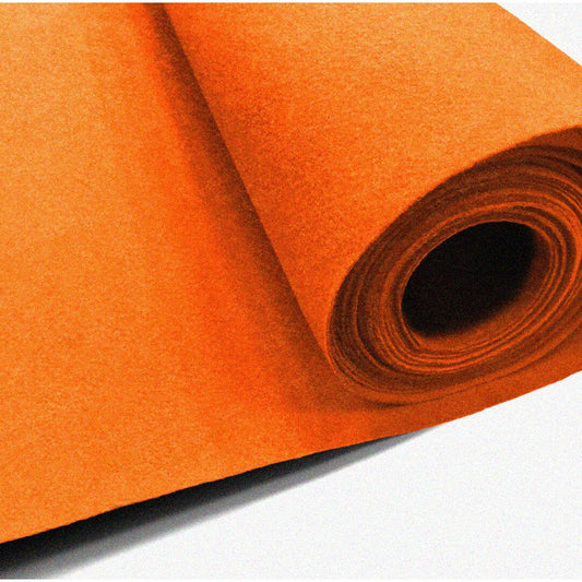 Vibrant Orange Acrylic Felt Fabric 72" x 2 Yards