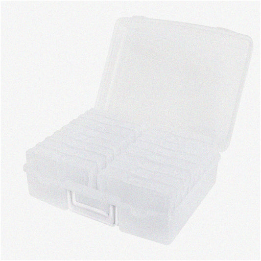 SnapSafe Photo Storage Box, Clear, 4" x 6"