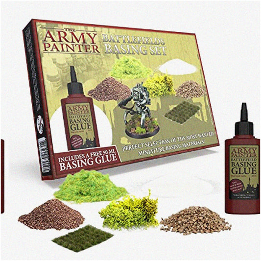 Miniature Basing Set with Snow, Sand, Cork, Flocks