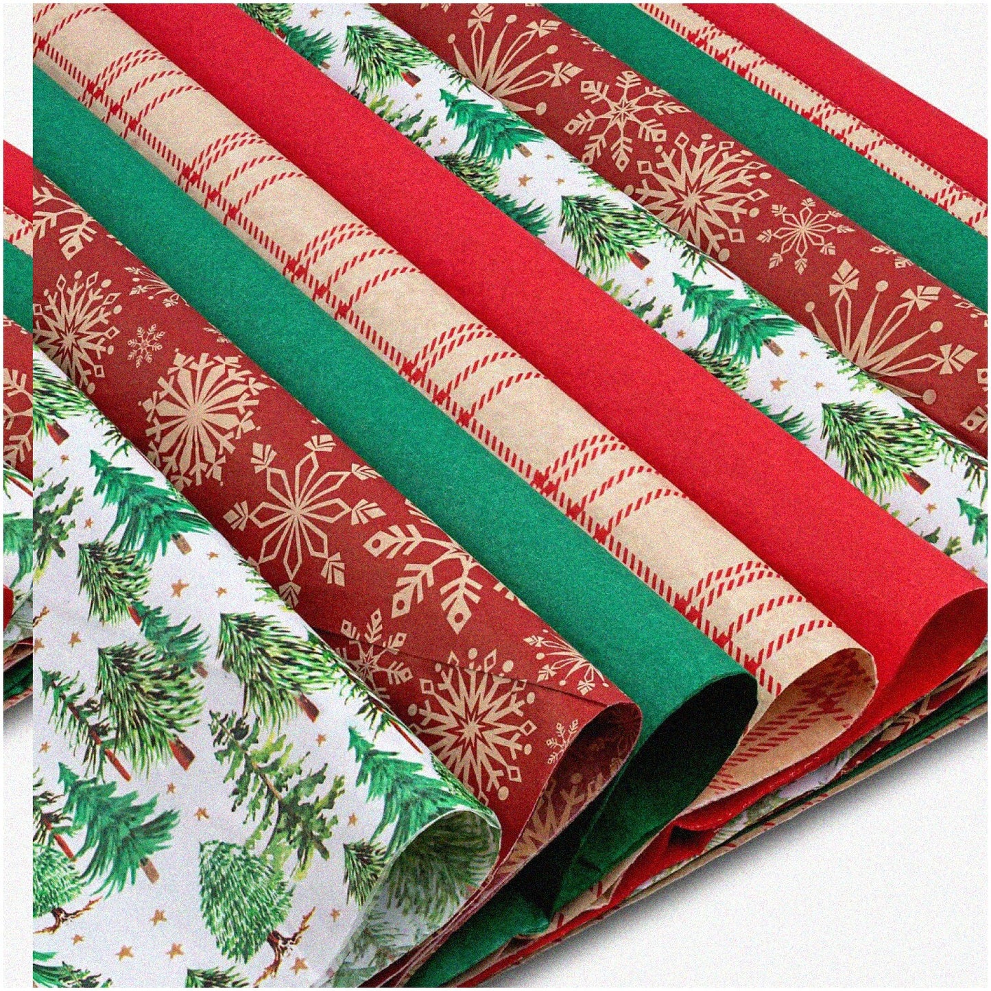 Holiday-Themed Gift Tissue Paper 20x20" 100 Sheets