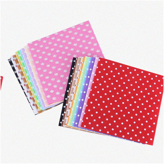 20pcs Felt Fabric Sheets, 15x15cm, Multicolor
