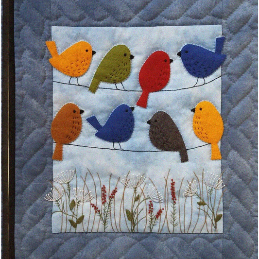 Wirebird Wall Quilt Kit 13x15 inches