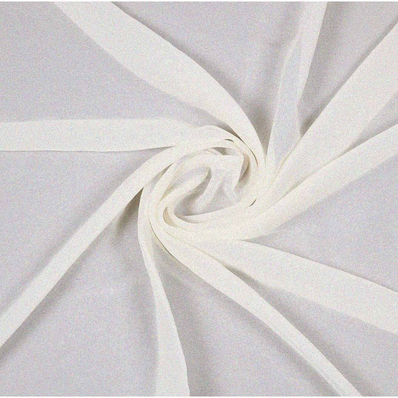 10-Yard Ivory Chiffon Fabric Pack for Bridal and Decor