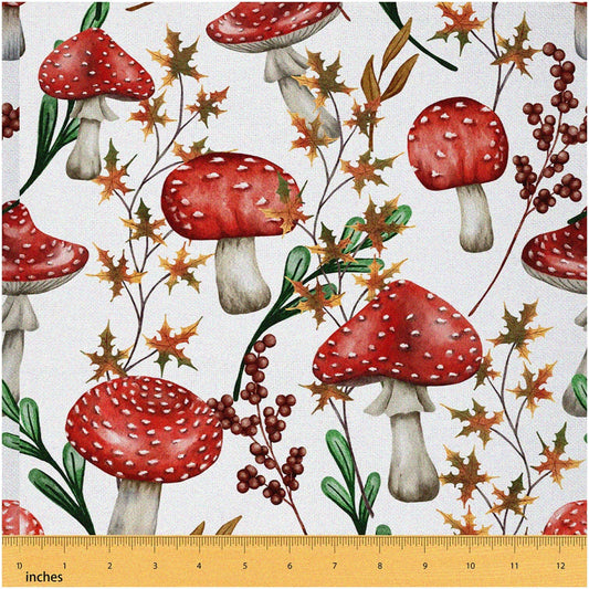 Rainforest Dreams Botanical Plant Print Upholstery Fabric 1 Yard