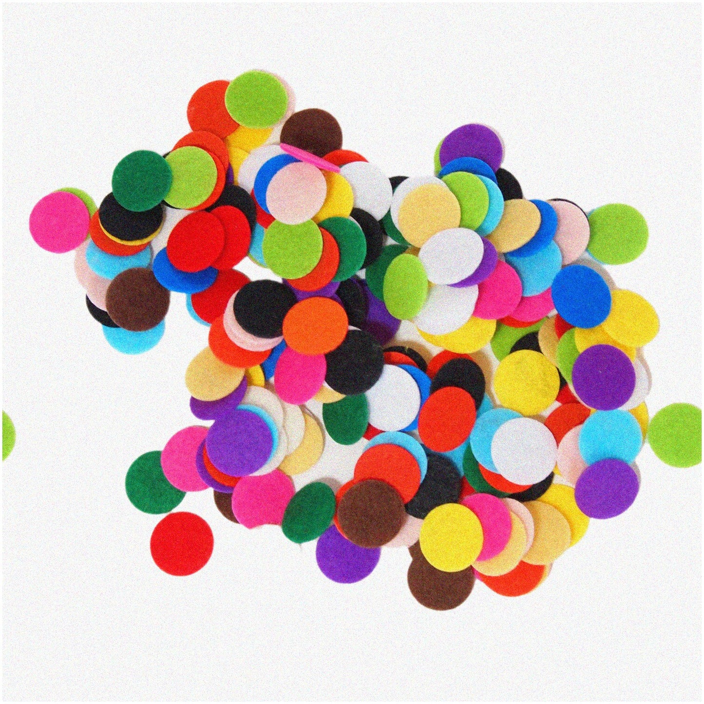 Rainbow Felt Circles, 3 Inch, Assorted, 70+ Pieces