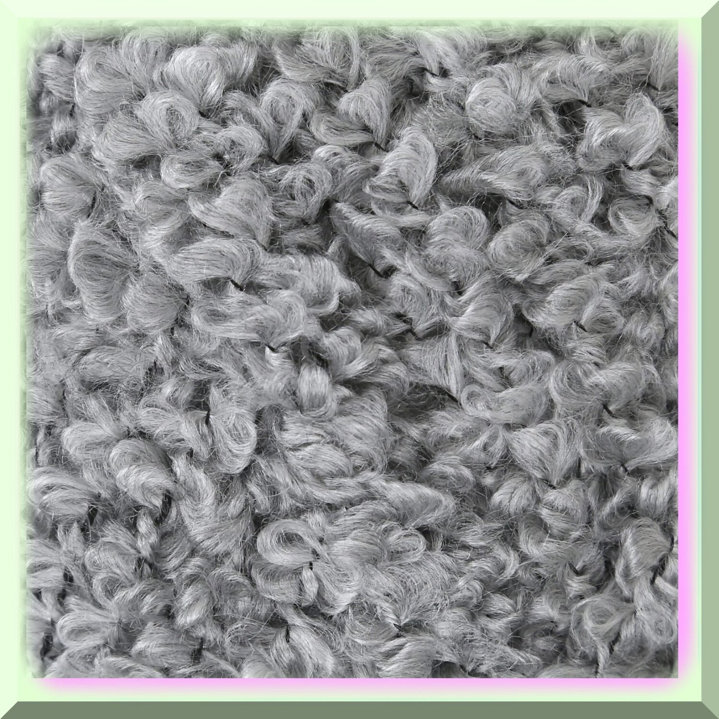 Retro FluffCurl Yarn Gray 100g 100m