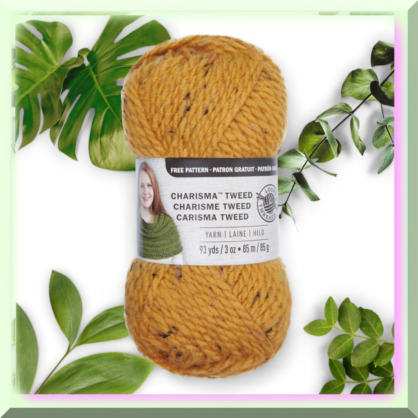 Honey Tweed Threads 3 oz. Loops Yarn