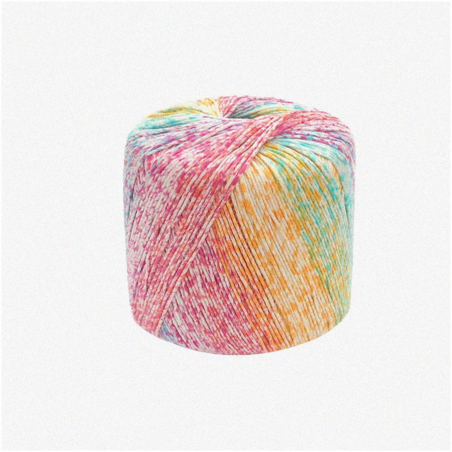 RainbowCrafts Fingering Weight Cotton Yarn 133m Multicolor