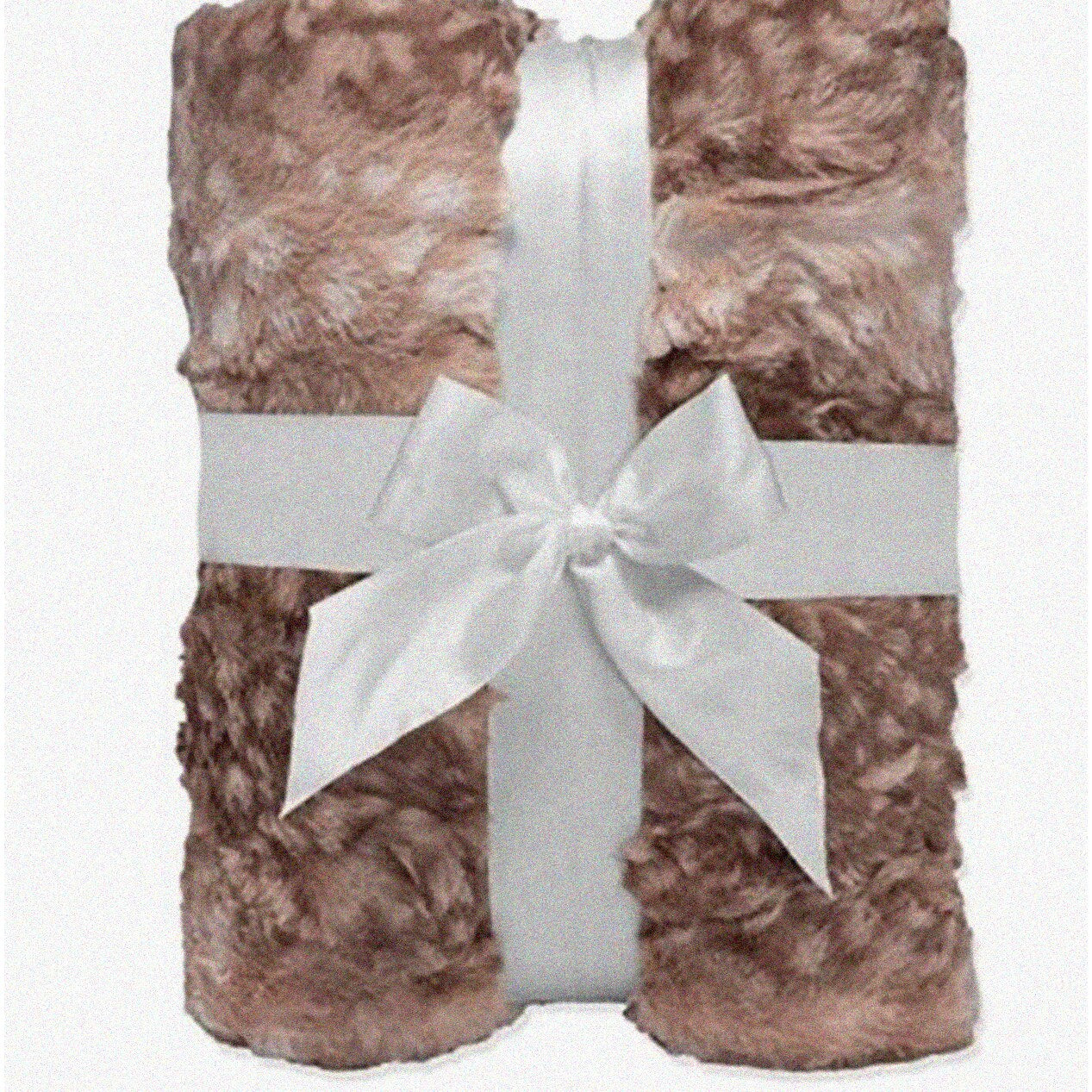 Two-Yard Plush Fabric Fawn & Cappuccino
