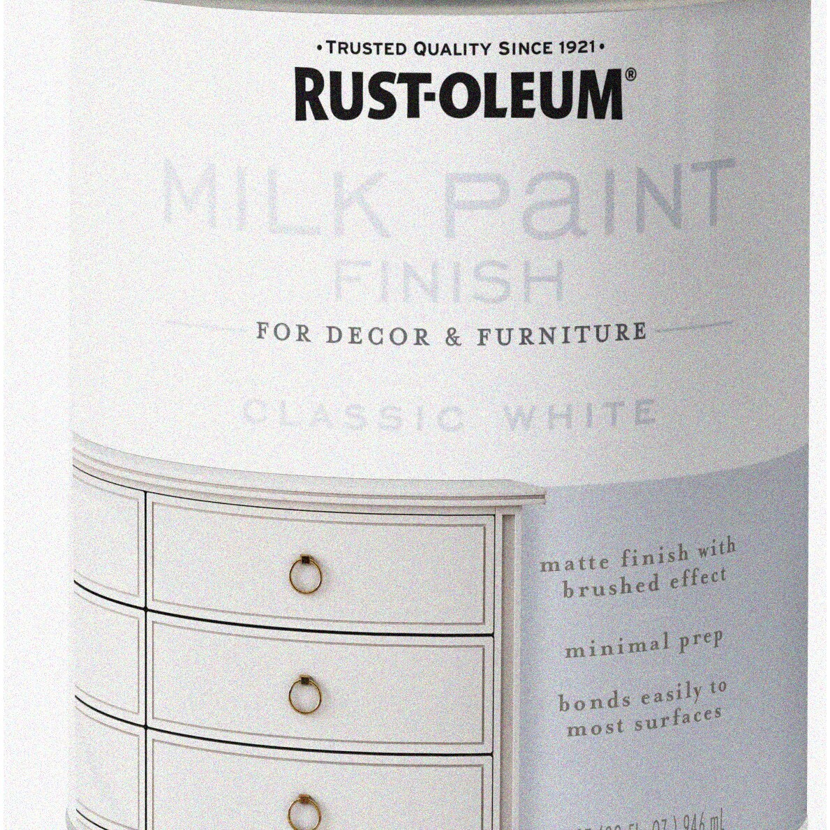 PureFinish Milk Paint Quart White 32 fl oz