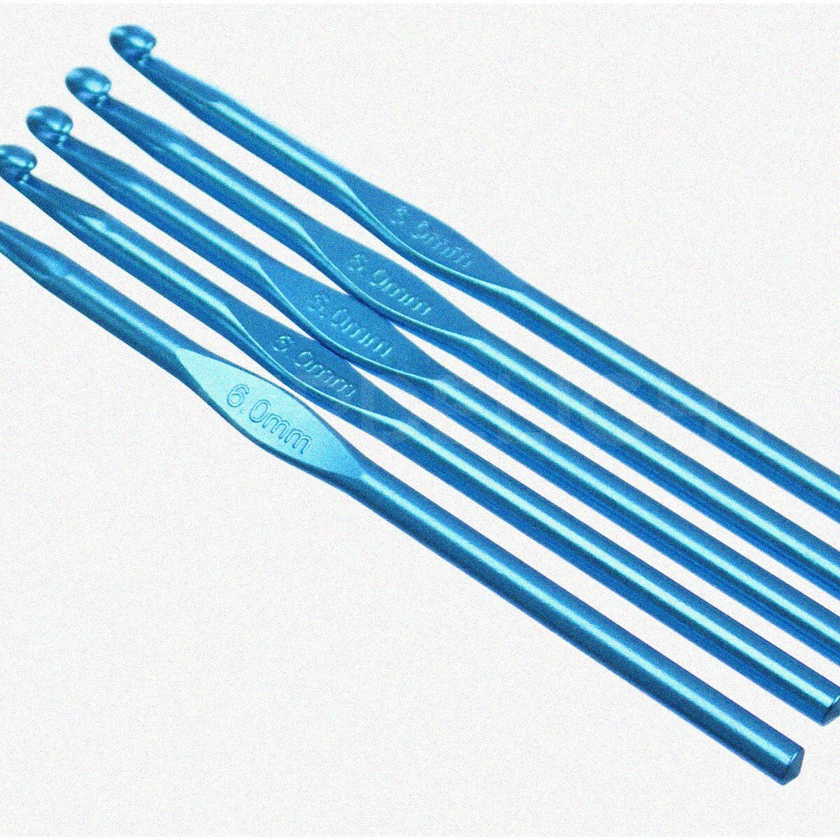 AluHook 5-Pack J Size 10 Aluminum Crochet Hooks 6"