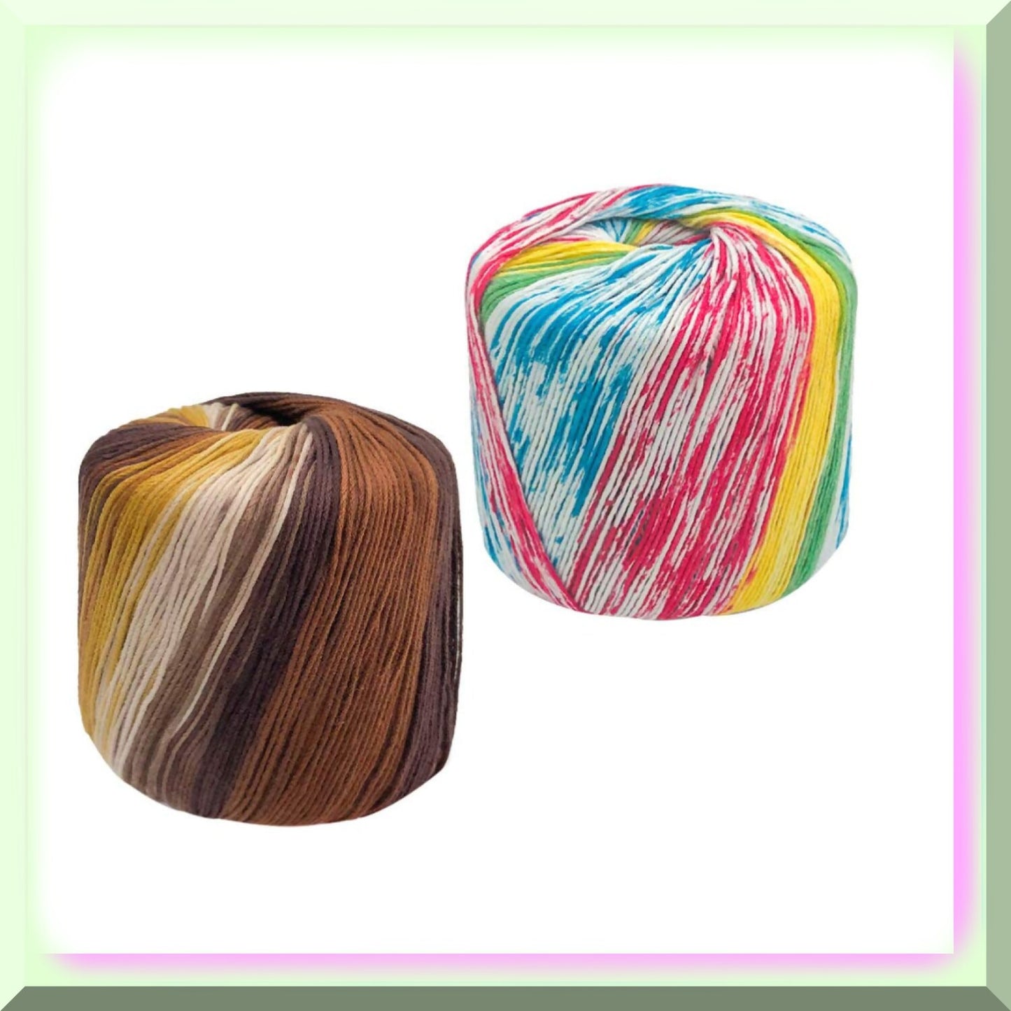 Colorful Cotton Craft Thread 133m Brown