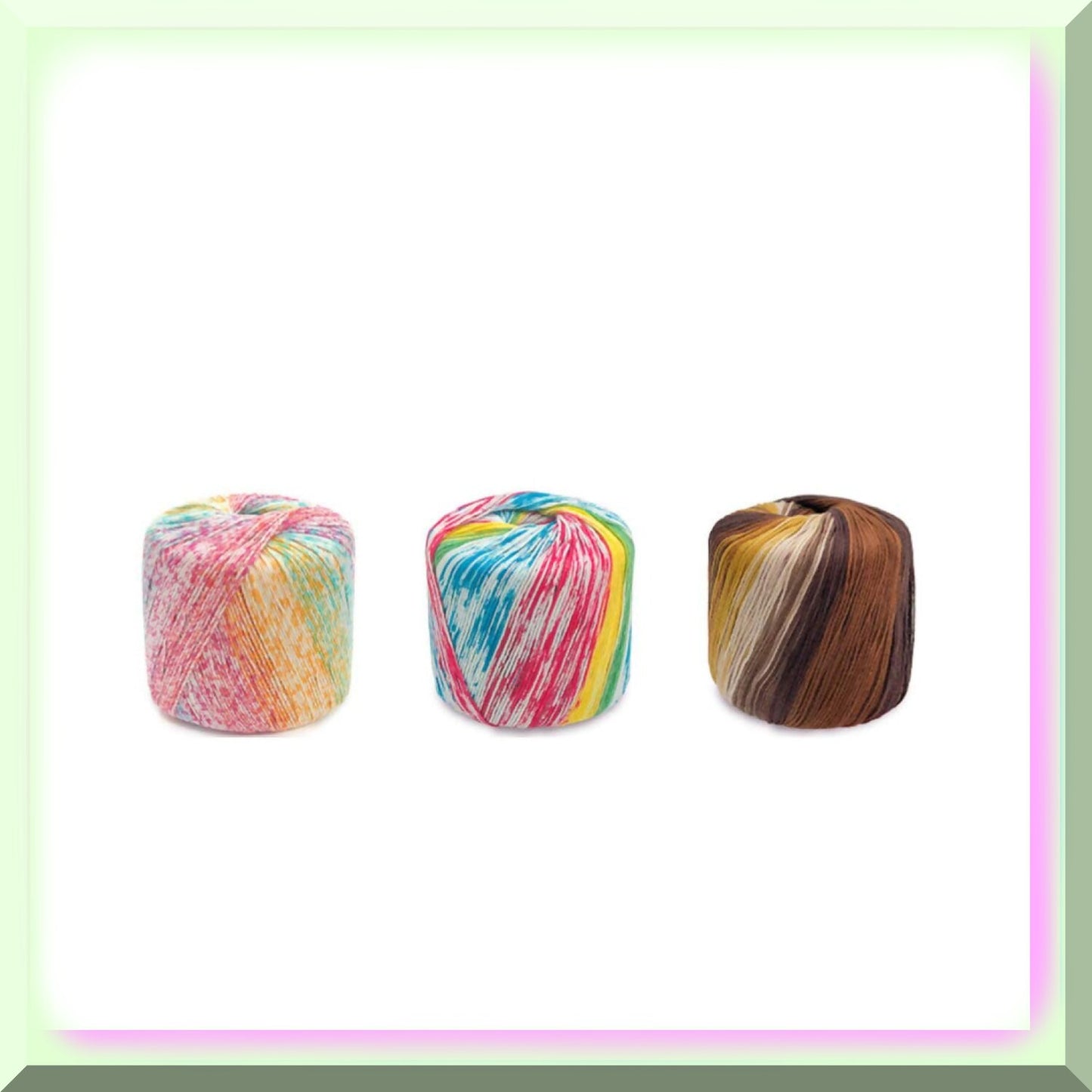 Colorful Cotton Craft Thread 133m Brown