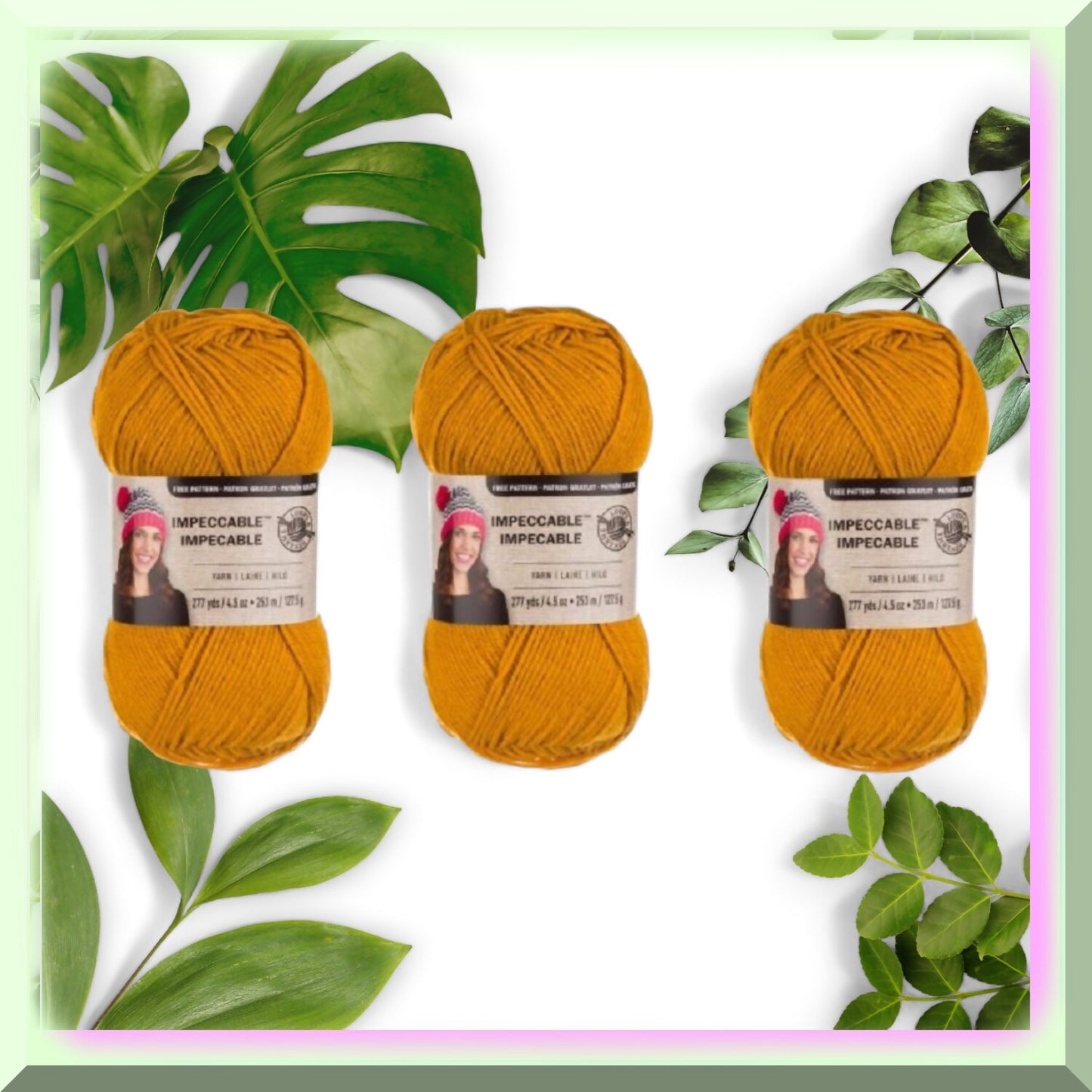 Gold Yarn Bundle 4.5 oz 3-Pack